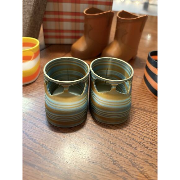 Shoes Boots For 16” Cabbage Patch Kid 3D Printed - Fall Theme 4 Pairs & Box - Picture 6 of 6